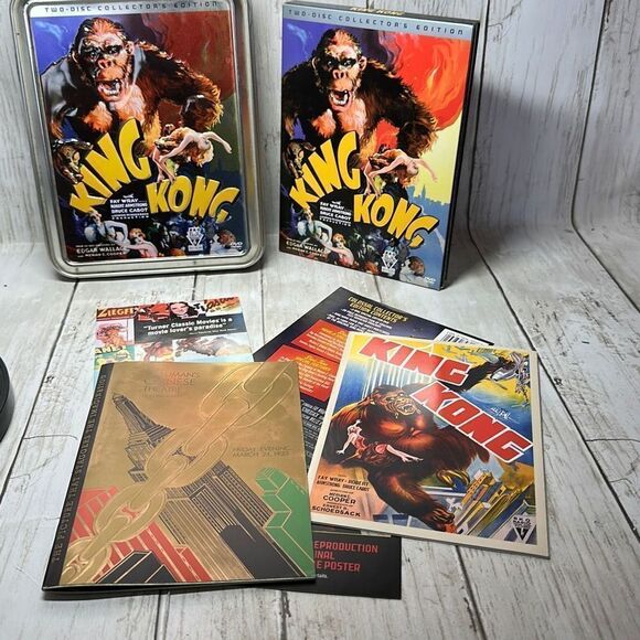 King Kong Two Disc Collectors Edition Tin Box Set - Picture 1 of 8